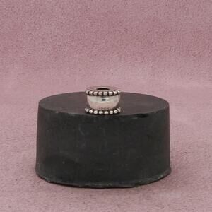 pandora sterling silver beveled clip bead charm pendant